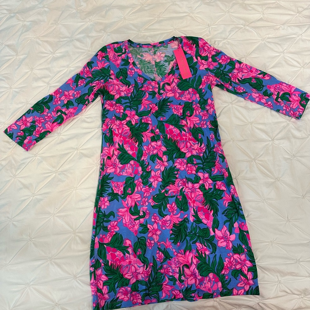 Lilly Pulitzer -Tessa 3/4 sleeve dress - NWT -S